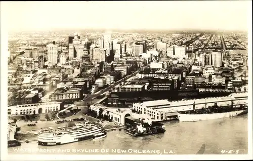 Ak New Orleans Louisiana USA, Waterfront and Skyline