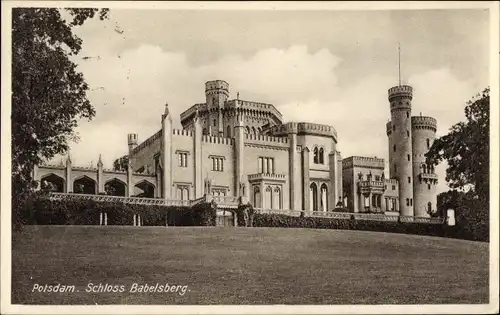 Ak Babelsberg Potsdam in Brandenburg, Schloss Babelsberg