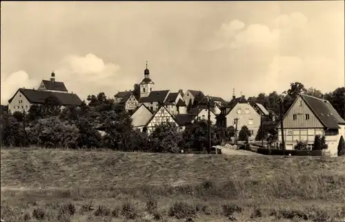 Ak Remse an der Mulde, Teilansicht mit Kirche