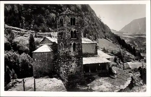 Ak Canillo Andorra, Sant Joan de Caselles, Katholische Kirche