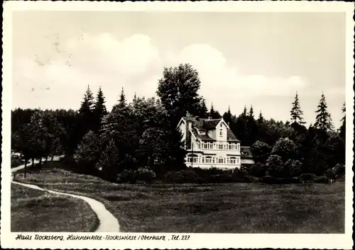 Ak Hahnenklee Bockswiese Goslar im Harz, Haus Bocksberg, Panorama