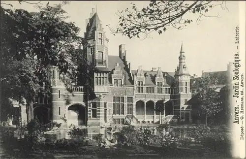 Ak Anvers Antwerpen Flandern, Jardin Zoologique, Laiterie