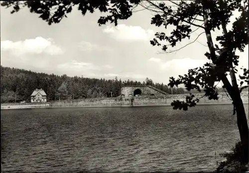 Ak Klingenberg im Erzgebirge Sachsen, An der Talsperre