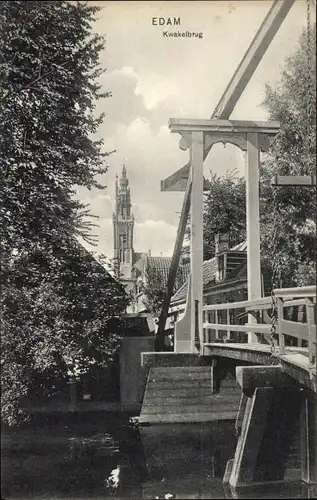 Ak Edam Volendam Nordholland Niederlande, Kwakelbrug