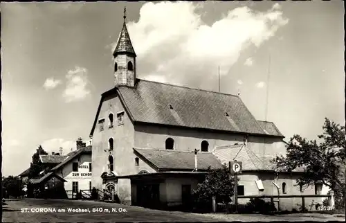 Ak St Corona am Wechsel in Niederösterreich, Kirche