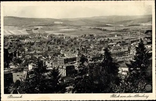 Ak Pößneck Thüringen, Blick von der Altenburg