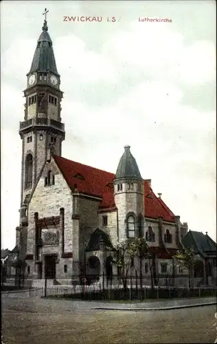 Ak Zwickau in Sachsen, Lutherkirche