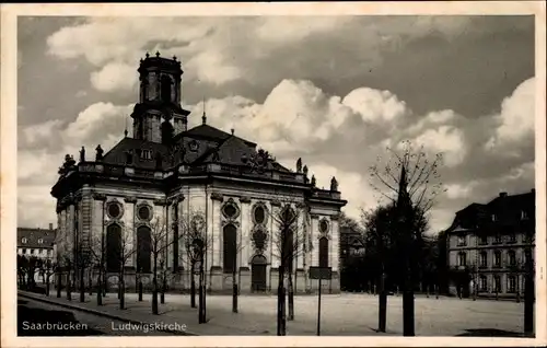 Ak Saarbrücken im Saarland, Ludwigskirche