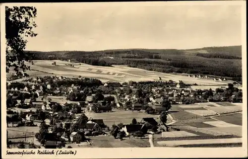 Ak Neukirch in der Lausitz, Panoramablick auf den Ort