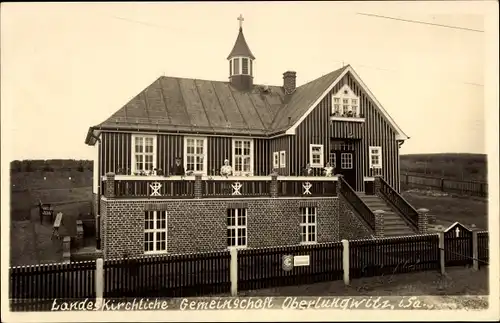 Foto Ak Oberlungwitz in Sachsen, Landeskirchliche Gemeinschaft