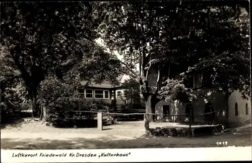 Ak Friedewald Moritzburg in Sachsen, Kulturhaus