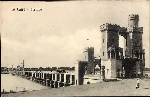 Ak Cairo Kairo Ägypten, Barrage