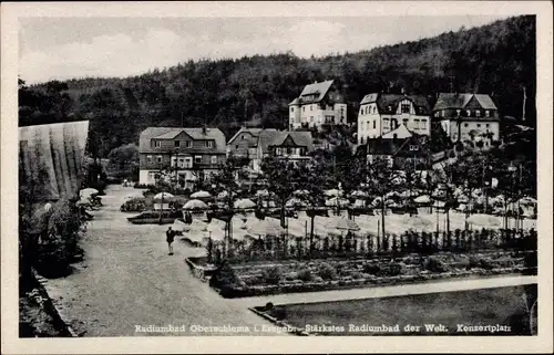 Ak Oberschlema Bad Schlema im Erzgebirge, Konzertplatz