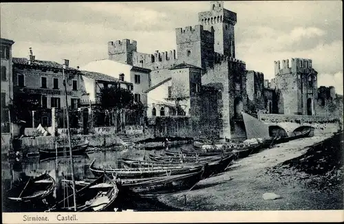 Ak Sirmione Lago di Garda Lombardia, Castello Scaligero