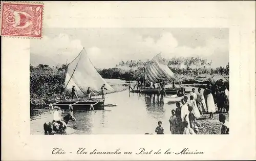 Ak Thio Neukaledonien, Un dimanche au Port de la Mission