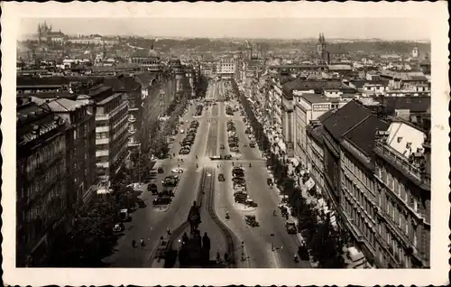 Ak Praha Prag Tschechien, Václavské náměstí, Wenzelsplatz