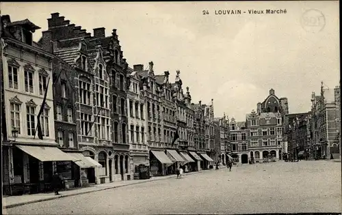 Ak Louvain Leuven Flämisch Brabant, Vieux Marche