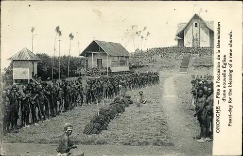 Ak Ononghe Papua Neuguinea, Feast day for the blessing of a new church