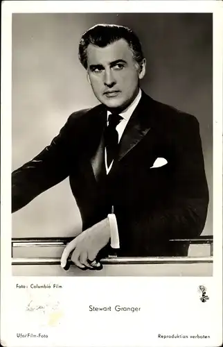 Ak Schauspieler Stewart Granger, Portrait