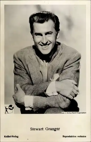 Ak Schauspieler Stewart Granger, Portrait