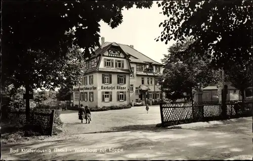 Ak Bad Klosterlausnitz in Thüringen, Waldhaus zur Köppe, Kurhotel