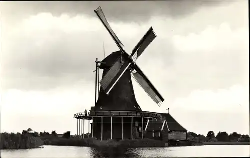 Ak Westzaan Zaanstad Nordholland Niederlande, Pelmolen Het Prinsenhof