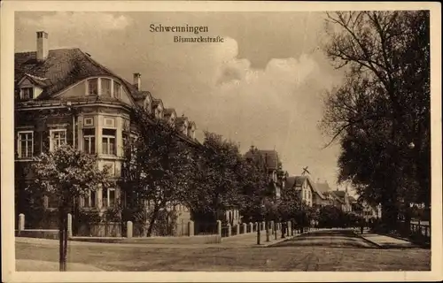 Ak Schwenningen am Neckar, Bismarckstraße