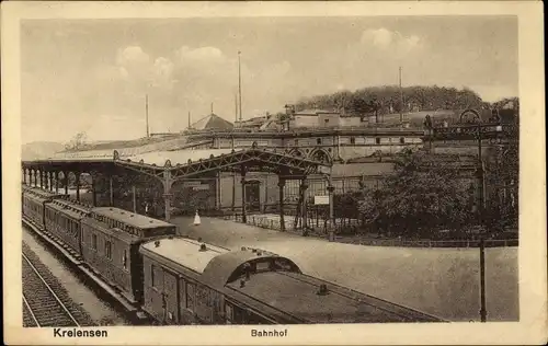 Ak Kreiensen Einbeck, Bahnhof, Gleisseite