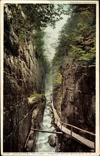 Ak Franconia Notch New Hampshire USA, White Mountains, Flume