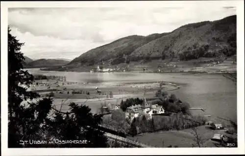 Ak Sankt Urban Steindorf am Ossiacher See Kärnten, Teilansicht