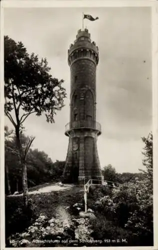 Ak Ebingen Albstadt in Württemberg, Aussichtsturm auf dem Schlossberg