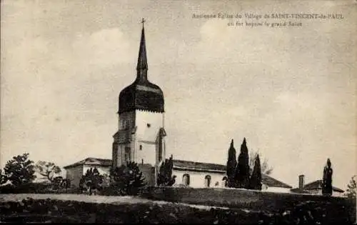 Ak Saint Vincent de Paul Landes, Alte Kirche