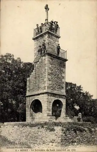 Ak Auray Morbihan, Selvedere du Loch construit en 1727