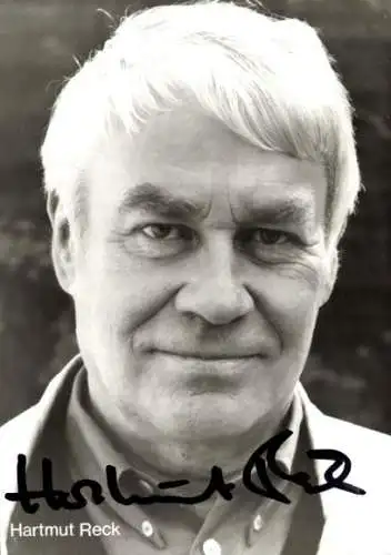 Ak Schauspieler Hartmut Reck, Portrait, Autogramm