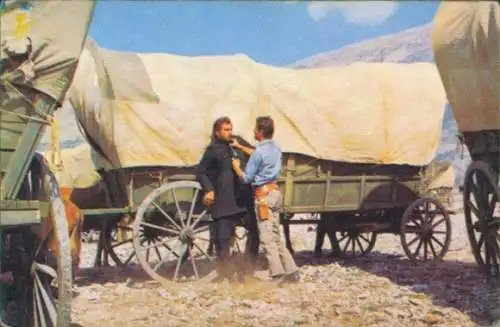 Sammelbild Karl May, Filmszene, Winnetou III, Unter Geiern, Nr. 218