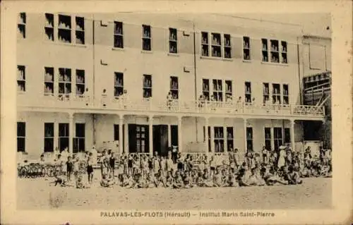 Ak Palavas les Flots Hérault, Saint-Pierre Marine Institute