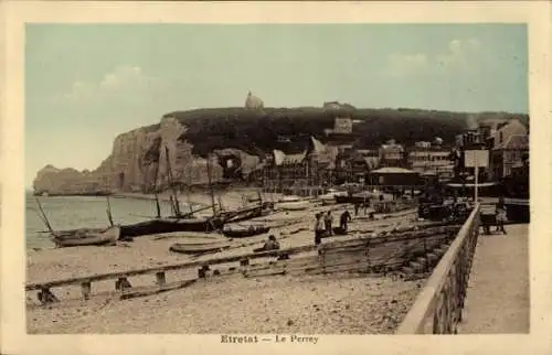 Ak Étretat Seine Maritime, Perrey