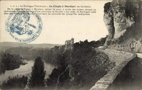 Ak Montfort Vitrac Dordogne, Le Cingle