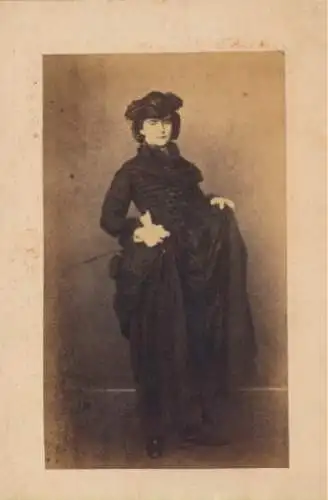 CdV Marie in Bayern, Königin beider Sizilien, Heldin von Gaeta, Portrait