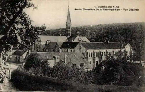 Ak Morvan Nièvre, Pierre-qui-Vire, Ancien Monastere