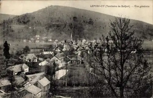 Ak Lepuix Gy Territoire de Belfort, Vue generale