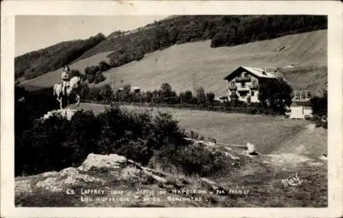 Ak Laffrey Isère, Statue de Napoleon