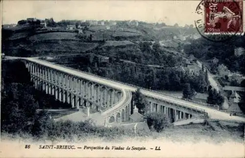 Ak Saint Brieuc Côtes d’Armor, Viaduc de Souzain, Souzin