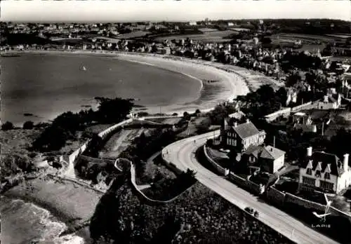 Ak Erquy Côtes d’Armor, Panorama, Strand