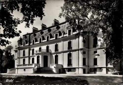 Ak Gurcy le Châtel Seine et Marne, Schloss, Ecole de Metiers Electricite de France