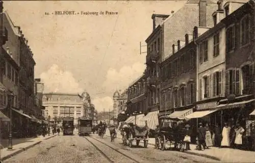 Ak Belfort Beffert Beffort Territoire de Belfort, Faubourg de France