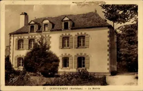 Ak Questembert Morbihan, Mairie