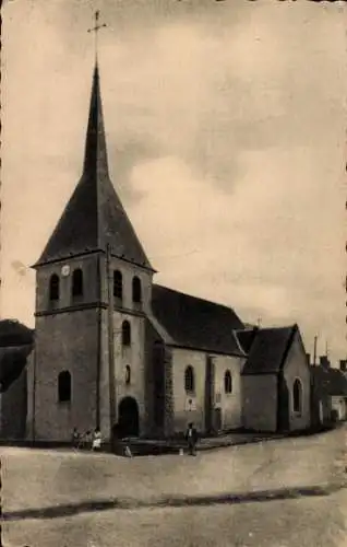 Ak Cher de Villequier, Kirche