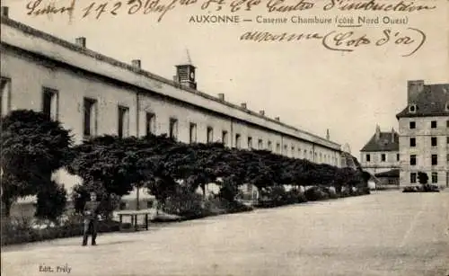 Ak Auxonne Côte d'Or, vue générale de la Caserne Chambure