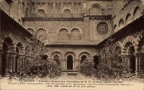 Ak Le Puy en Velay Haute Loire, L'Ancien Cloitre des Chanoines, Sud-Est